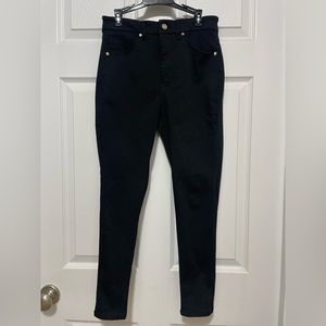 Black express skinny jeans